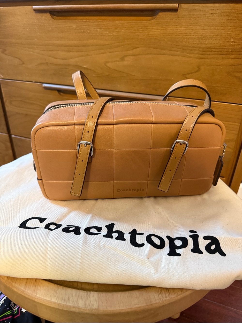 Coachtopia Alter/Ego Satchel Honey Brown Leather